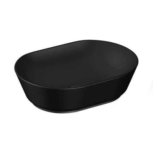 VITRA GEO umývadlová misa 55 cm, bez prepadu, VitrAhygiene, matná čierna 7427B083-0016 Obrázek - Hlavní obrázek