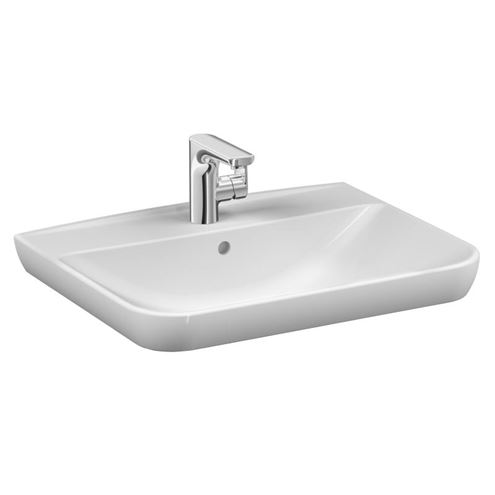 VITRA SENTO umývadlo 63 cm, s otvorom pre batériu, s prepadom, VitrAhygiene 5946B003-0001 Obrázek - Hlavní obrázek
