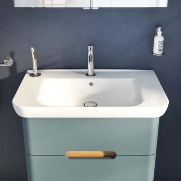 VITRA SENTO umývadlo 78 cm, s otvorom na batériu, s prepadom, VitrAhygiene 5947B003-0001 Obrázek - fotka