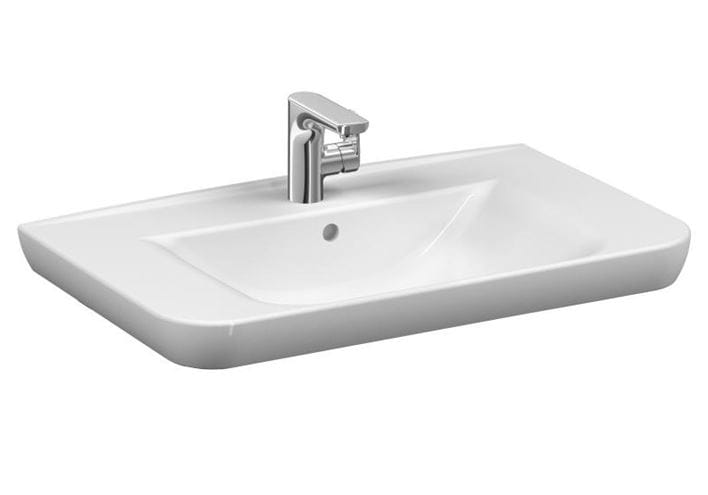 VITRA SENTO umývadlo 78 cm, s otvorom na batériu, s prepadom, VitrAhygiene 5947B003-0001 Obrázek - Hlavní obrázek