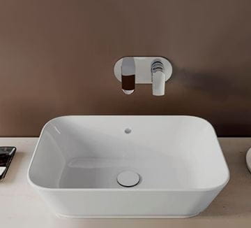 VITRA GEO umývadlová misa 59,5 cm, s prepadom, brúsená, VitrAhygiene 7425B003-0012 Obrázek - fotka