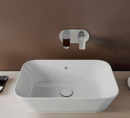 VITRA GEO umývadlová misa 59,5 cm, s prepadom, brúsená, VitrAhygiene 7425B003-0012 Obrázek - fotka