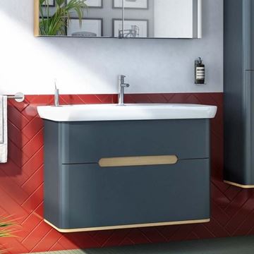 VITRA SENTO umývadlo 98 cm, s otvorom pre batériu a prepadom, VitrAhygiene 5948B003-0001 Obrázek - fotka
