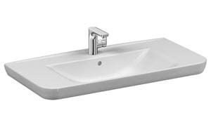 VITRA SENTO umývadlo 98 cm, s otvorom pre batériu a prepadom, VitrAhygiene
