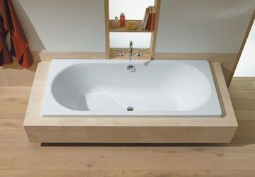KALDEWEI CLASSIC DUO 107 vaňa 170x75 cm, pre 2 osoby, bez nožičiek, smaltovaná oceľ, Perl-Effekt 290700013001 Obrázek - fotka