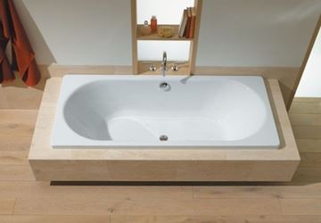 KALDEWEI CLASSIC DUO 114 vaňa 190x90 cm, pre 2 osoby, bez nožičiek, smaltovaná oceľ, Perl-Effekt 291500013001 Obrázek - fotka