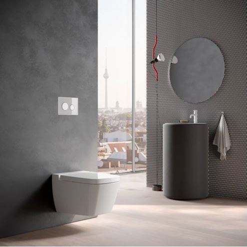 TECE LOOP ovládacie tlačidlo pre dve splachovania, plast, biela 9240920 Obrázek - fotka