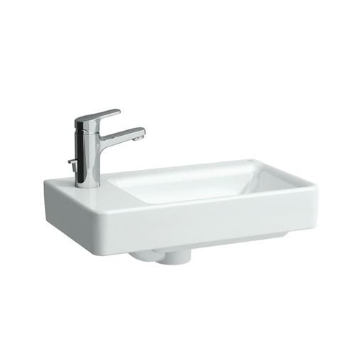 LAUFEN PRO S umývadielko 48 cm, s otvorom pre batériu vľavo a prepadom H8159554001041 Obrázek - Hlavní obrázek