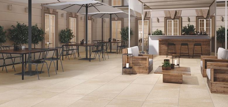 VILLEROY & BOCH MONT BLANC GARDEN dlažba 80x80x2 cm, mat, sahara 2889/GS20 Obrázek - fotka