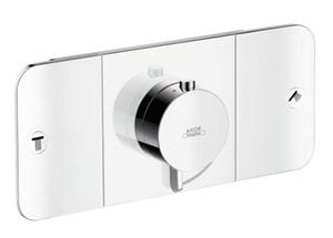 AXOR ONE podomietková termostatická batéria, pre 2 spotrebiče, chróm