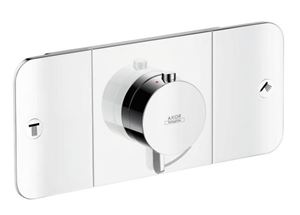 AXOR ONE podomietková termostatická batéria, pre 2 spotrebiče, chróm