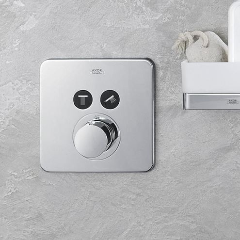 AXOR SHOWER SELECT podomietková termostatická batéria, pre 2 spotrebiče, chróm 36707000 Obrázek - fotka