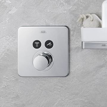 AXOR SHOWER SELECT podomietková termostatická batéria, pre 2 spotrebiče, chróm 36707000 Obrázek - fotka