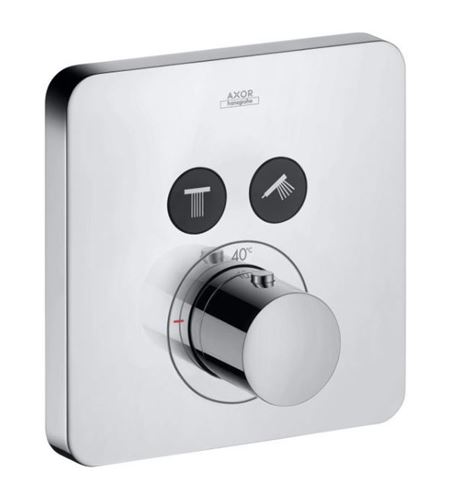 AXOR SHOWER SELECT podomietková termostatická batéria, pre 2 spotrebiče, chróm 36707000 Obrázek - Hlavní obrázek