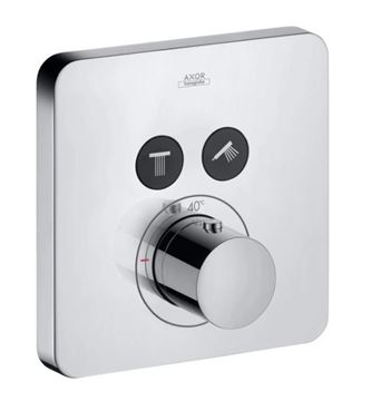 AXOR SHOWER SELECT podomietková termostatická batéria, pre 2 spotrebiče, chróm