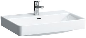 LAUFEN PRO S umývadlo 70 cm, s otvorom pre batériu a prepadom