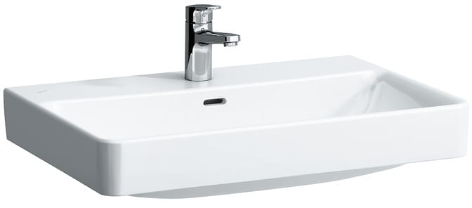 LAUFEN PRO S umývadlo 70 cm, s otvorom pre batériu a prepadom H8169670001041 Obrázek - Hlavní obrázek