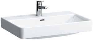 LAUFEN PRO S umývadlo 70 cm, s otvorom pre batériu a prepadom