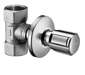 SCHELL podomietkový ventil 1"x1", chróm