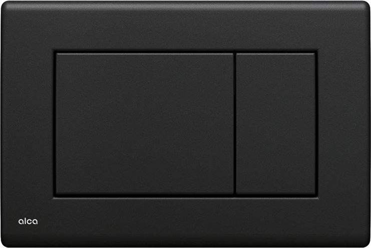 ALCA M278 ovládacie tlačidlo pre dve splachovania, antibakteriálne, plast, matná čierna M278 Obrázek - Hlavní obrázek