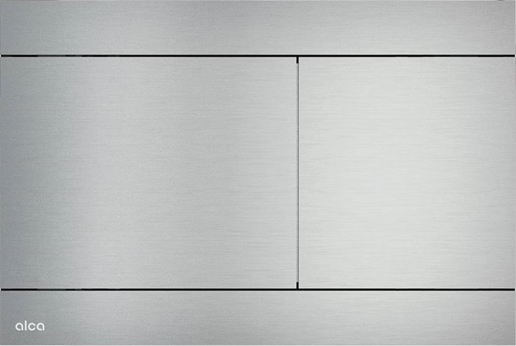 ALCA FLAT FUN ovládacie tlačidlo pre dve splachovania, Anti-fingerprint, eloxovaný hliník, matný alunox FUN Obrázek - Hlavní obrázek