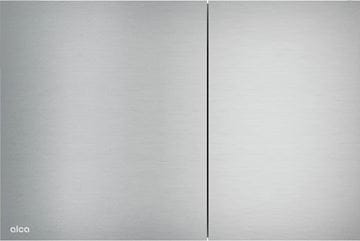 ALCA FLAT AIR ovládacie tlačidlo pre dve splachovania, Anti-fingerprint, eloxovaný hliník, matný alunox