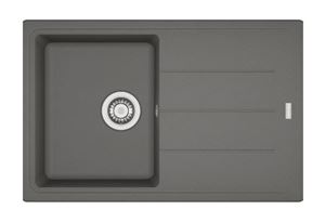 FRANKE BASIS BFG 611-78 fragranitový drez 780x500 mm, otočný, odkvapkávač, sivý kameň