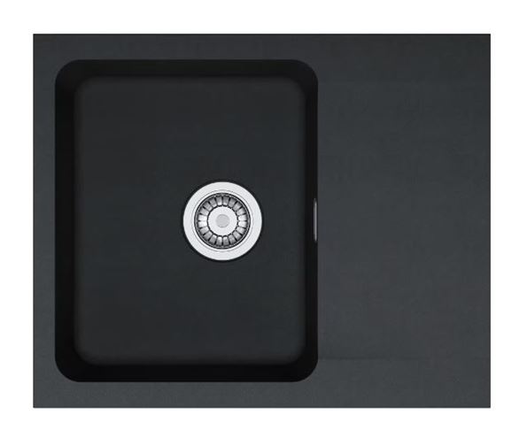 FRANKE ORION OID 611-62 tectonitový drez 620x500 mm, otočný, odkvapkávač, čierna 114.0288.569 Obrázek - Hlavní obrázek