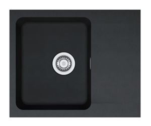 FRANKE ORION OID 611-62 tectonitový drez 620x500 mm, otočný, odkvapkávač, čierna