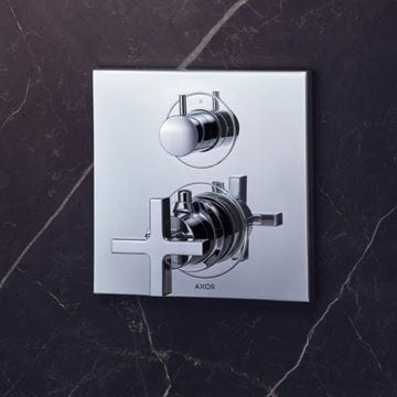 AXOR CITTERIO podomietková termostatická batéria, pre 2 spotrebiče, chróm 39725000 Obrázek - fotka