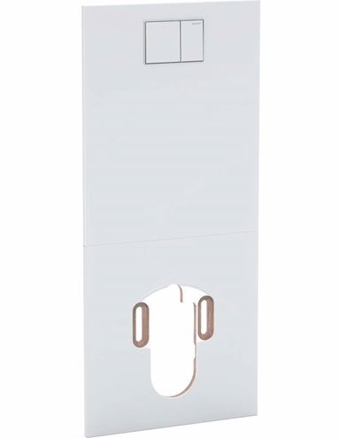 GEBERIT AQACLEAN krycia doska, dizajnová, pre kompletné WC AquaClean, laminát, alpská biela 115.329.11.1 Obrázek - Hlavní obrázek