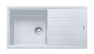 FRANKE BASIS BFG 611 fragranitový drez 970x500 mm, otočný, odkvapkávač, biela ľad