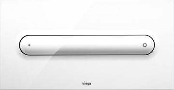 VIEGA VISIGN FOR STYLE 11 8331.1 ovládacie tlačidlo pre dve splachovania, plast, alpská biela 597108 Obrázek - fotka