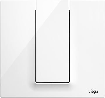 VIEGA VISIGN FOR STYLE 14 8334.2 ovládacie tlačidlo splachovania pre pisoár, plast, alpská biela 654566 Obrázek - fotka