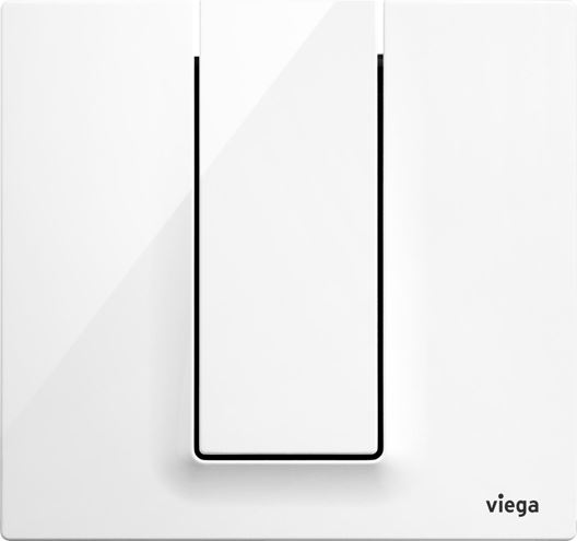 VIEGA VISIGN FOR STYLE 14 8334.2 ovládacie tlačidlo splachovania pre pisoár, plast, alpská biela 654566 Obrázek - fotka