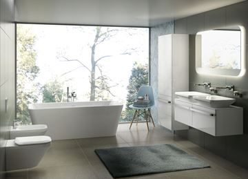 IDEAL STANDARD TONIC II vaňová batéria na postavenie na podlahu, so sprchovou súpravou, chróm A6347AA Obrázek - fotka