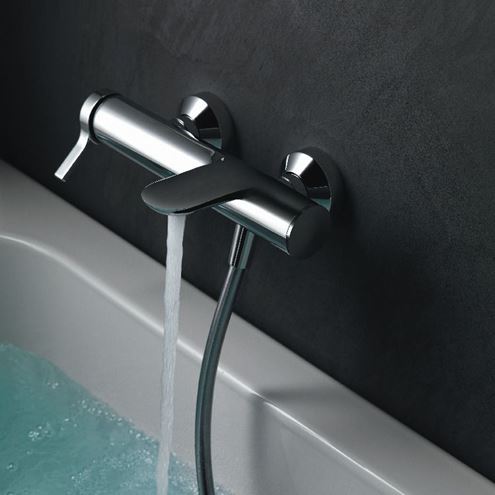 IDEAL STANDARD MELANGE vaňová nástenná batéria, s prepínačom, chróm A4271AA Obrázek - fotka