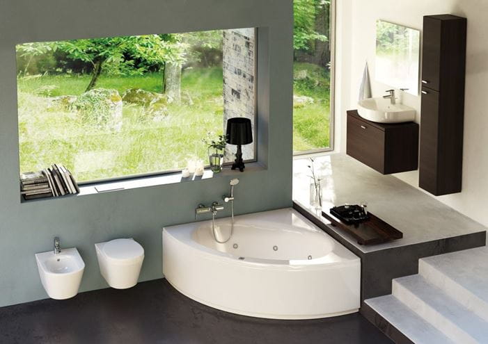 IDEAL STANDARD CONNECT BLUE vaňová nástenná batéria, s prepínačom, chróm B9921AA Obrázek - fotka