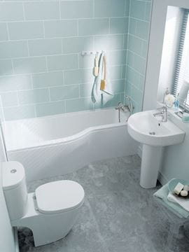 IDEAL STANDARD CONNECT BLUE vaňová nástenná batéria, s prepínačom, chróm B9921AA Obrázek - fotka