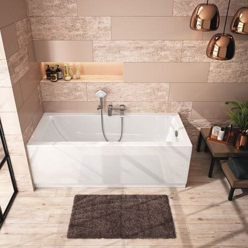 IDEAL STANDARD TONIC II vaňová nástenná batéria, s prepínačom, chróm A6338AA Obrázek - fotka