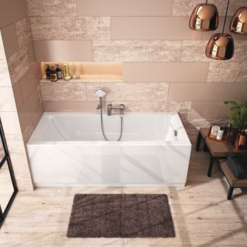 IDEAL STANDARD TONIC II vaňová nástenná batéria, s prepínačom, chróm A6338AA Obrázek - fotka
