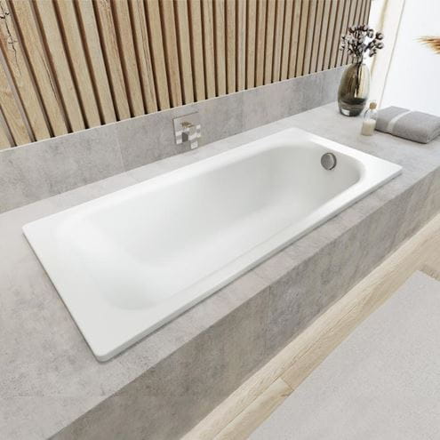 KALDEWEI SANIFORM PLUS 372-1 vaňa 160x75 cm, bez nožičiek, smaltovaná oceľ, antislip, Perl-Effekt 112530003001 Obrázek - fotka