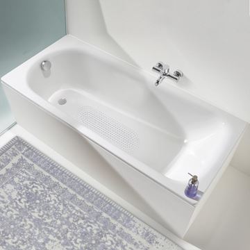 KALDEWEI SANIFORM PLUS 373-1 vaňa 170x75 cm, bez nožičiek, smaltovaná oceľ, antislip 112634010001 Obrázek - fotka