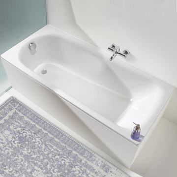 KALDEWEI SANIFORM PLUS 375-1 vaňa 180x80 cm, bez nožičiek, smaltovaná oceľ 112800010001 Obrázek - fotka
