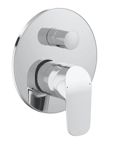 IDEAL STANDARD CERAFLEX vaňová podomietková batéria, s prepínačom, chróm A6725AA Obrázek - Hlavní obrázek
