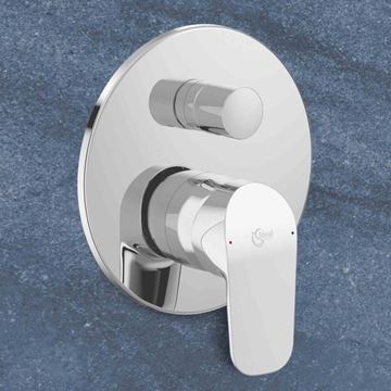 IDEAL STANDARD CERAFLEX vaňová podomietková batéria, s prepínačom, chróm A6725AA Obrázek - fotka