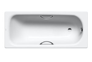 KALDEWEI SANIFORM PLUS STAR 336 vaňa 170x75 cm, bez nožičiek, s otvormi pre madlá, smaltovaná oceľ, antislip, Perl-Effekt