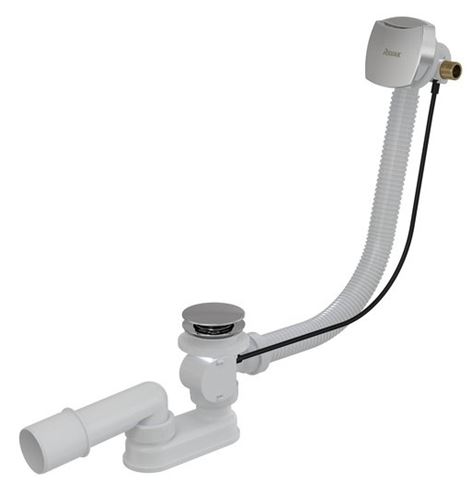 RAVAK vaňový sifón 57 cm, s napúšťaním prepadom, bovden, chróm X01438 Obrázek - Hlavní obrázek