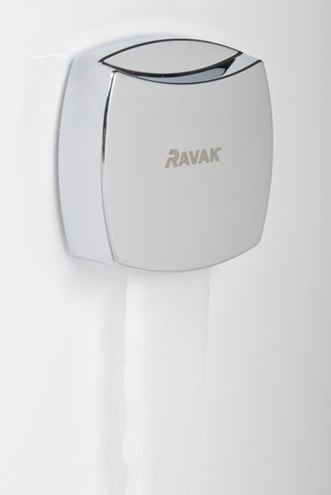 RAVAK vaňový sifón 57 cm, s napúšťaním prepadom, click-clack, chróm X01440 Obrázek - fotka