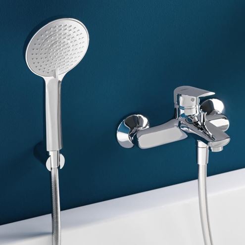 DURAVIT NO.1 vaňová nástenná batéria, s prepínačom, chróm N15230000010 Obrázek - fotka